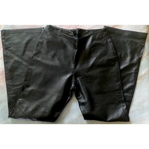 Black Danier Leather Pants Size 10